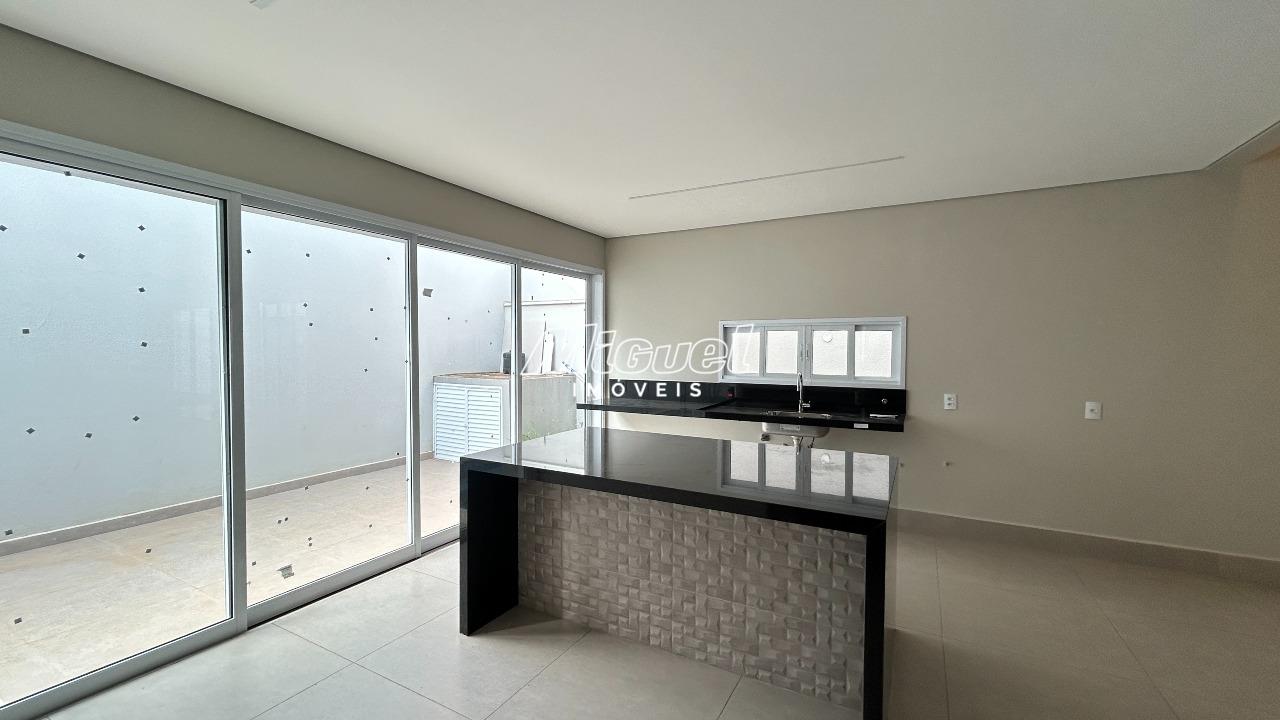 Casa em Condomínio, à venda, Santa Rosa - 3 quartos Residencial Villa D’Aquila - Piracicaba/SP: 