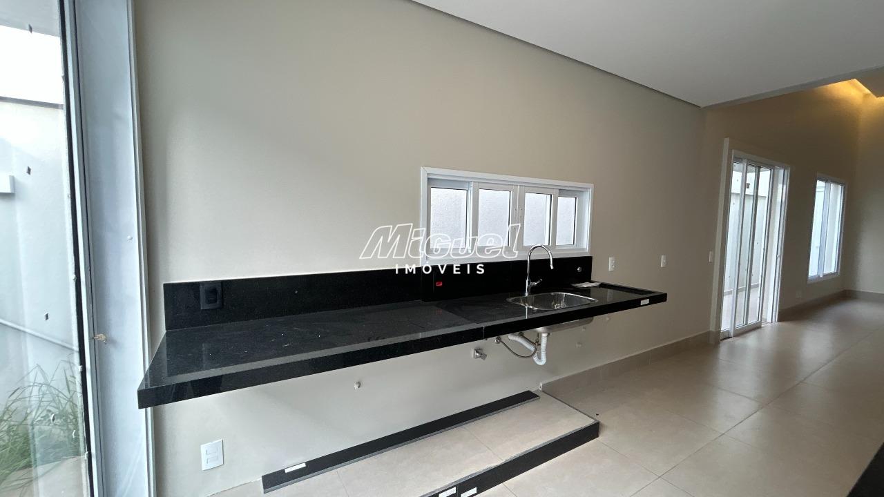 Casa em Condomínio, à venda, Santa Rosa - 3 quartos Residencial Villa D’Aquila - Piracicaba/SP: 