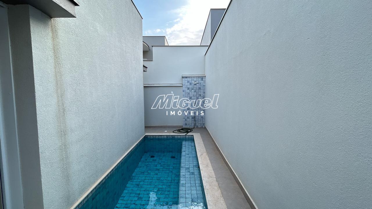 Casa em Condomínio, à venda, Santa Rosa - 3 quartos Residencial Villa D’Aquila - Piracicaba/SP: 