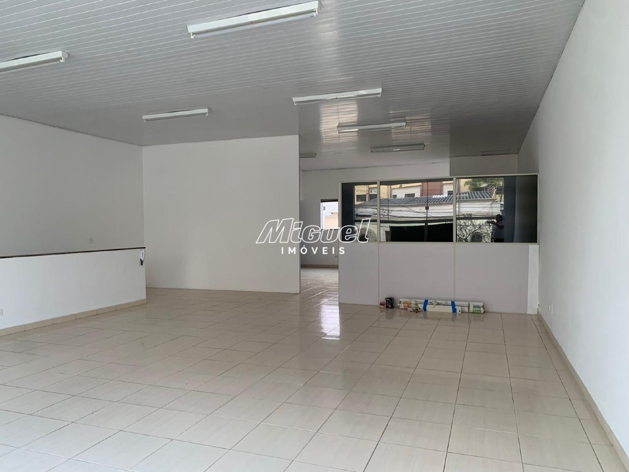 Salão Comercial, para aluguel, Cidade Alta - - Piracicaba/SP: 