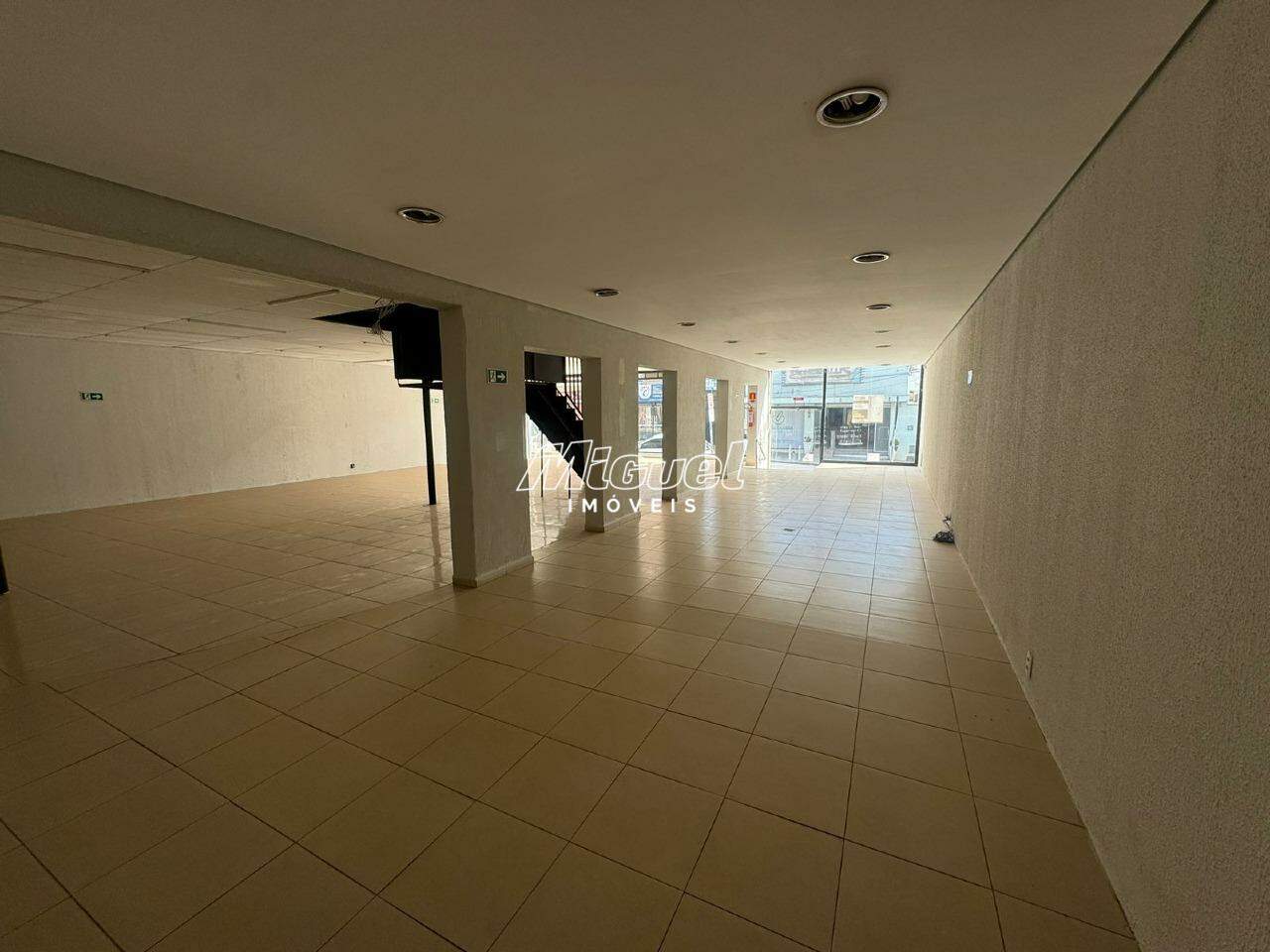 Salão Comercial, para aluguel, Cidade Alta - - Piracicaba/SP: