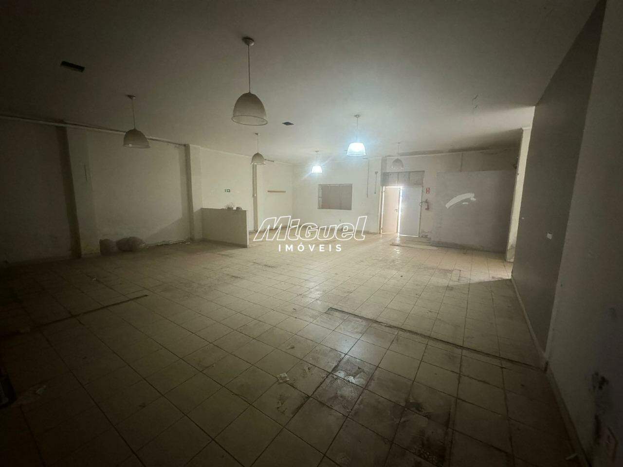 Salão Comercial, para aluguel, Cidade Alta - - Piracicaba/SP: