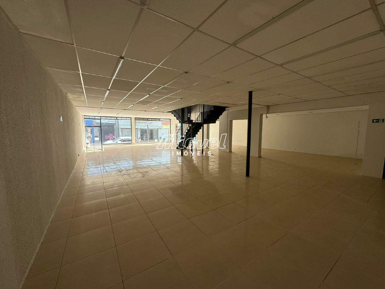 Salão Comercial, para aluguel, Cidade Alta - - Piracicaba/SP: