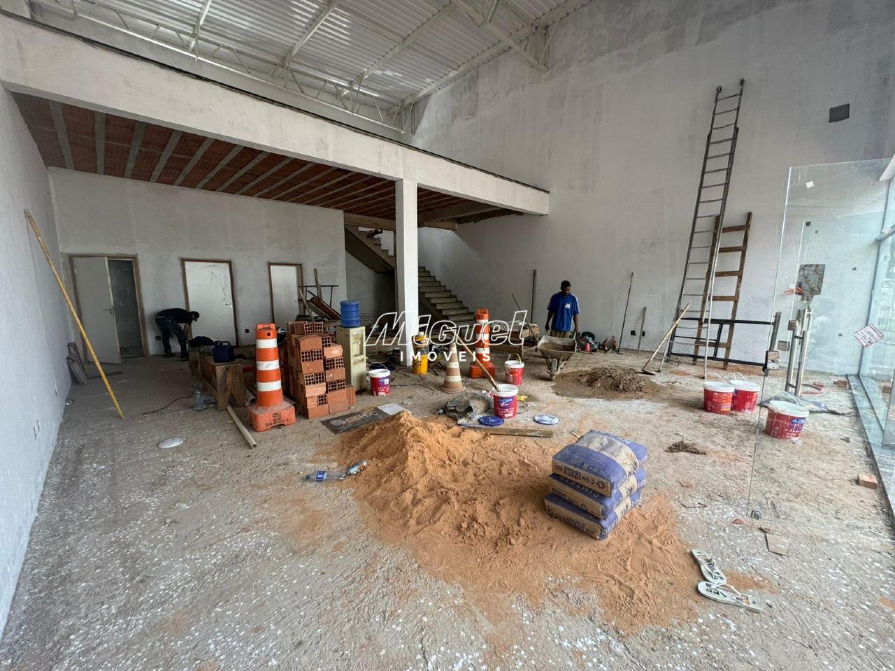 Salão Comercial, para aluguel, Cidade Alta - - Piracicaba/SP: 