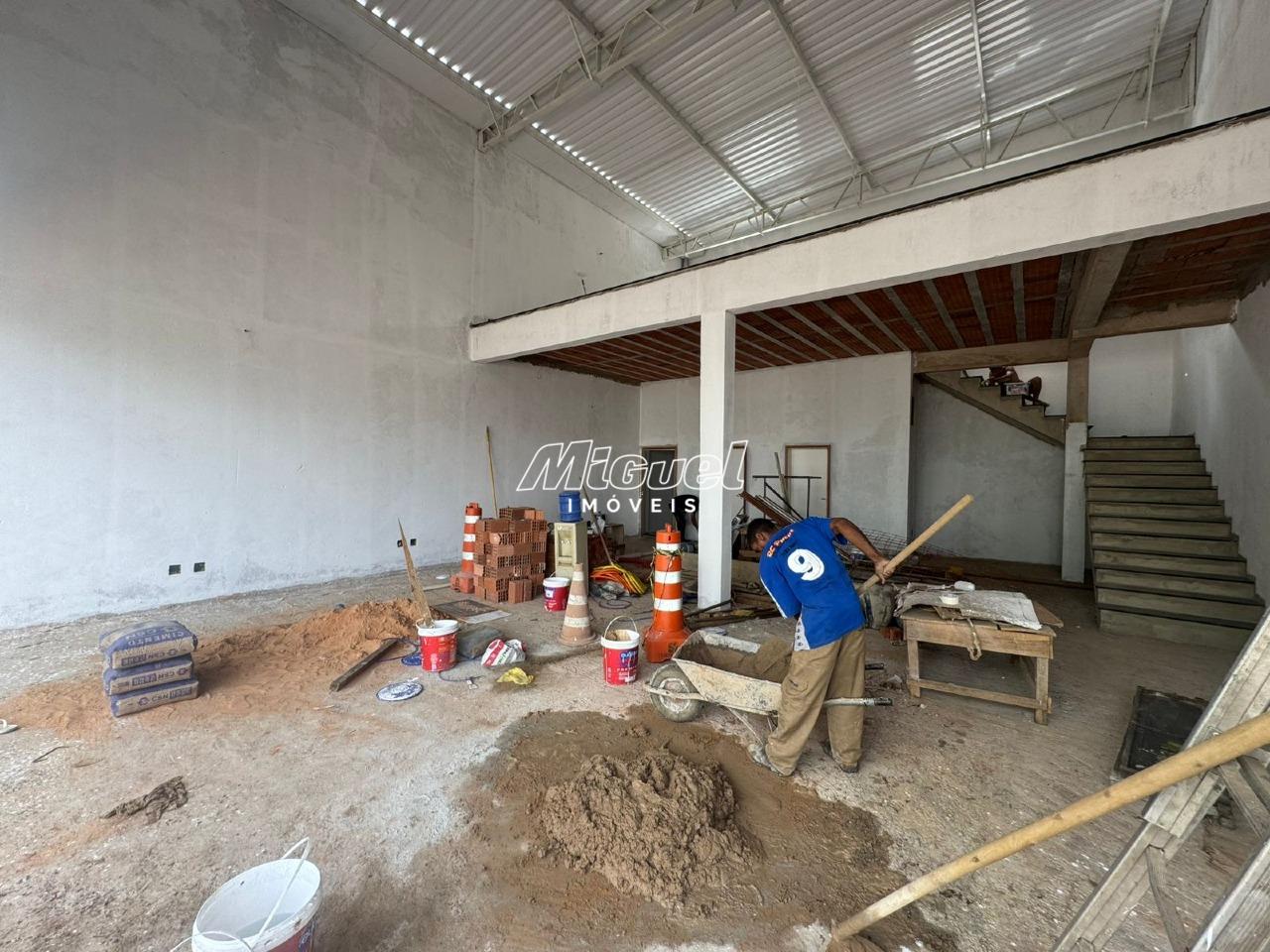 Salão Comercial, para aluguel, Cidade Alta - - Piracicaba/SP: 