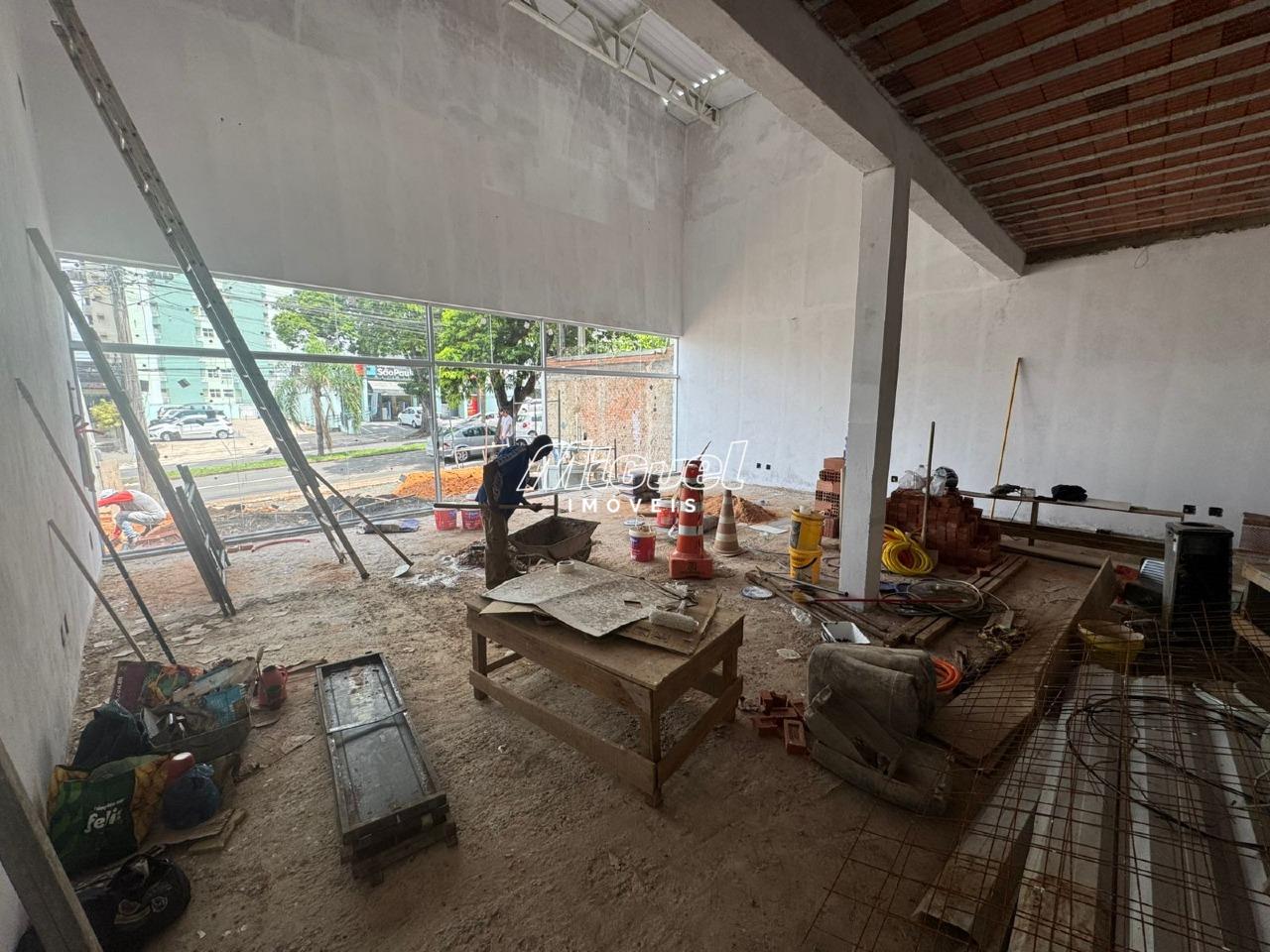 Salão Comercial, para aluguel, Cidade Alta - - Piracicaba/SP: 