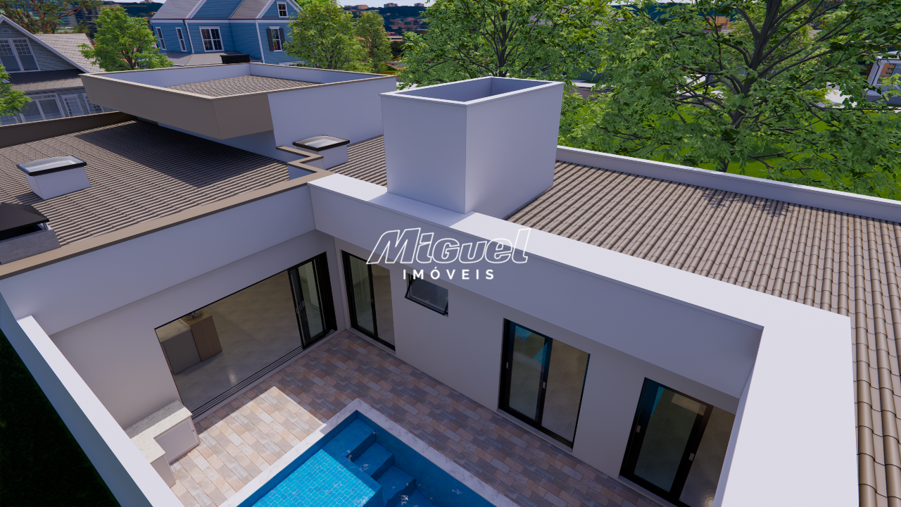 Casa em Condomínio, à venda, Bongue - Piracicaba 3 quartos Condomínio Residencial Soleil			: IMAGEM MERAMENTE ILUSTRATIVA