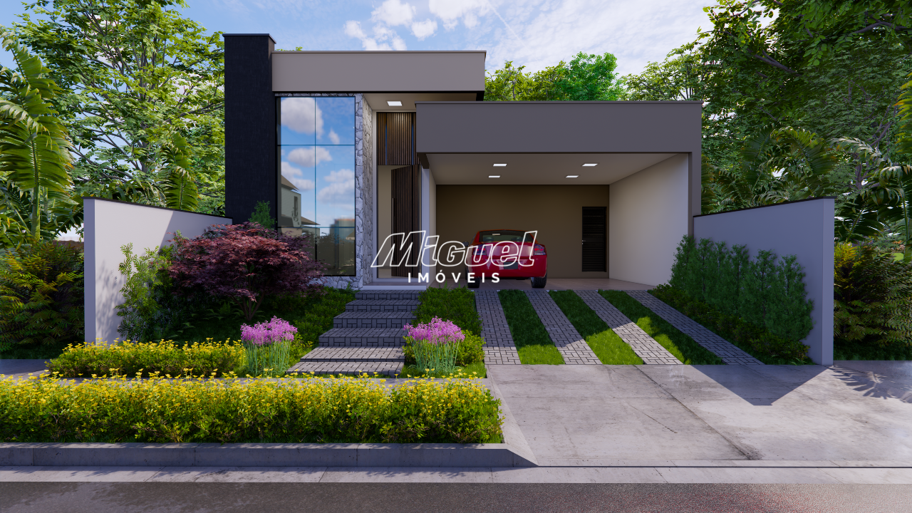 Casa em Condomínio, à venda, Bongue - Piracicaba 3 quartos Condomínio Residencial Soleil			: IMAGEM MERAMENTE ILUSTRATIVA