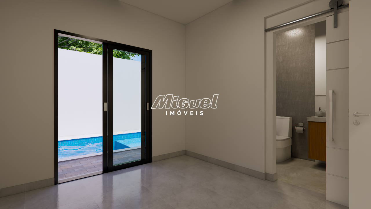 Casa em Condomínio, à venda, Bongue - Piracicaba 3 quartos Condomínio Residencial Soleil			: IMAGEM MERAMENTE ILUSTRATIVA