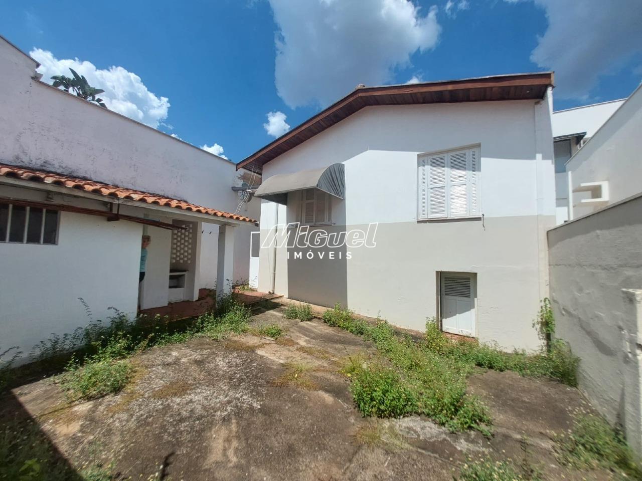 Casa Comercial, para aluguel, Cidade Alta - - Piracicaba/SP: 