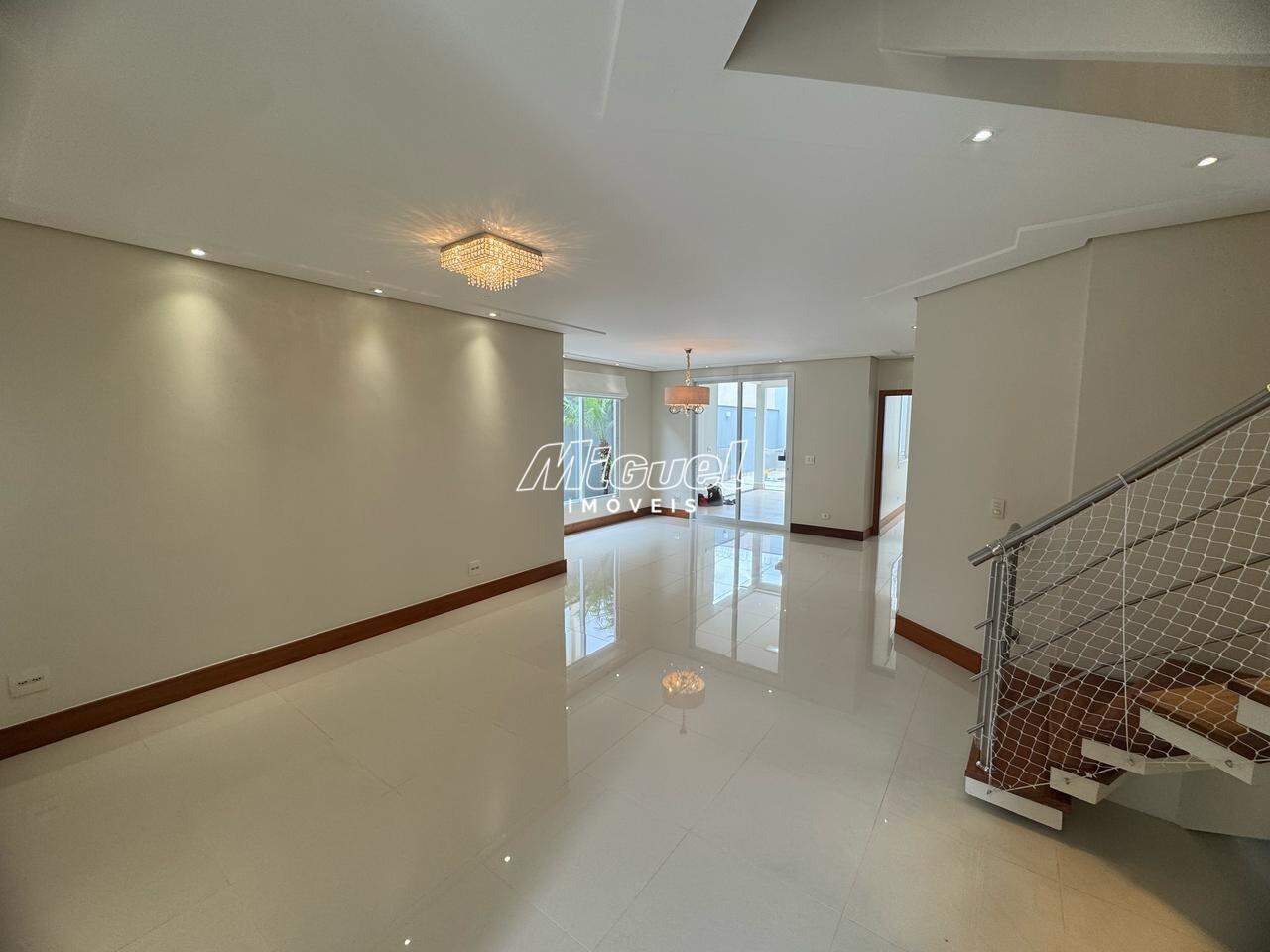 Casa em Condomínio, Área Total 360,00m² para aluguel, Loteamento Residencial Reserva do Engenho - Piracicaba 3 quartos Residencial Reserva do Engenho :