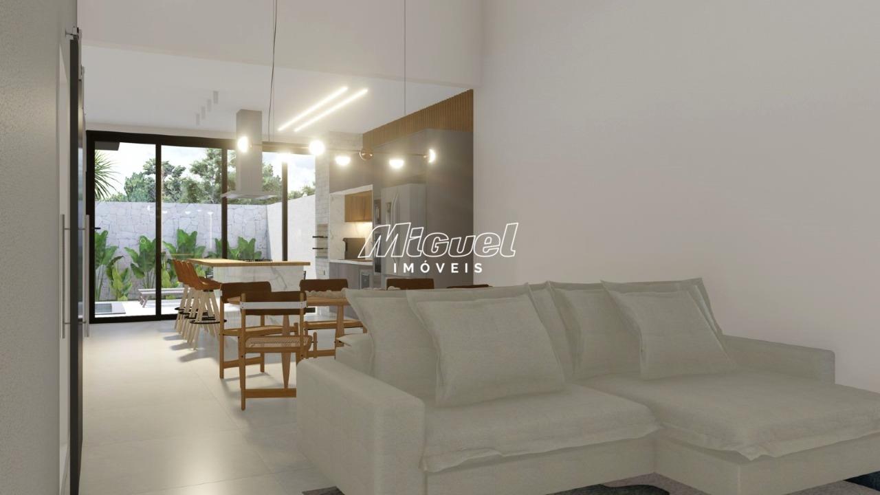 Casa em Condomínio, à venda, Ondas - Piracicaba 3 quartos Canada Residencial: IMAGEM MERAMENTE ILUSTRATIVA