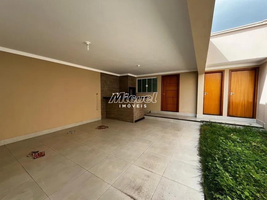 Casa, à venda, Residencial Nova Água Branca II - 3 quartos - Piracicaba/SP: 