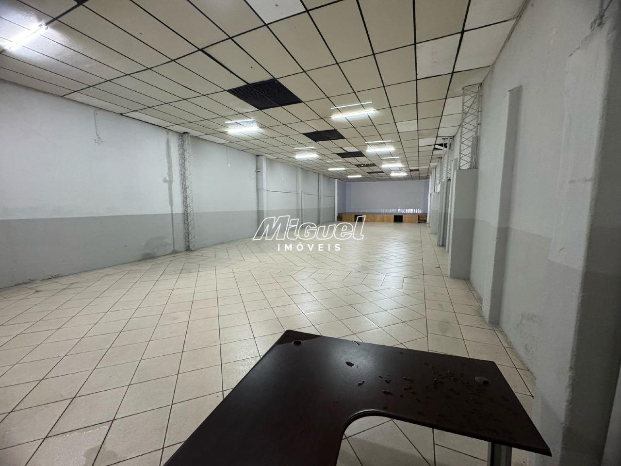 Salão Comercial, para aluguel, Paulicéia - - Piracicaba/SP: 