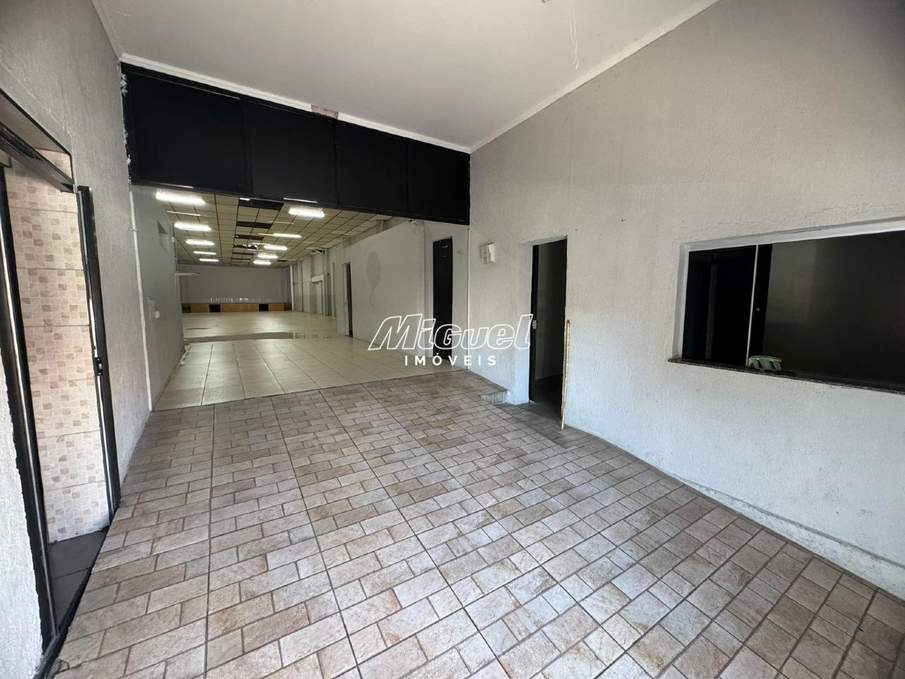 Salão Comercial, para aluguel, Paulicéia - - Piracicaba/SP: 