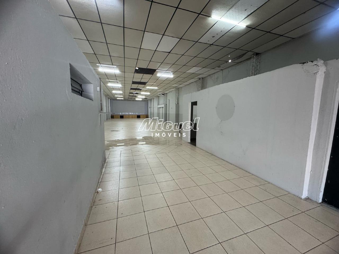 Salão Comercial, para aluguel, Paulicéia - - Piracicaba/SP: 