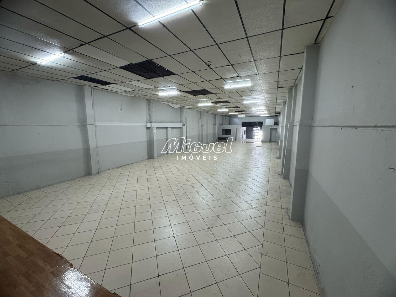 Salão Comercial, para aluguel, Paulicéia - - Piracicaba/SP: 