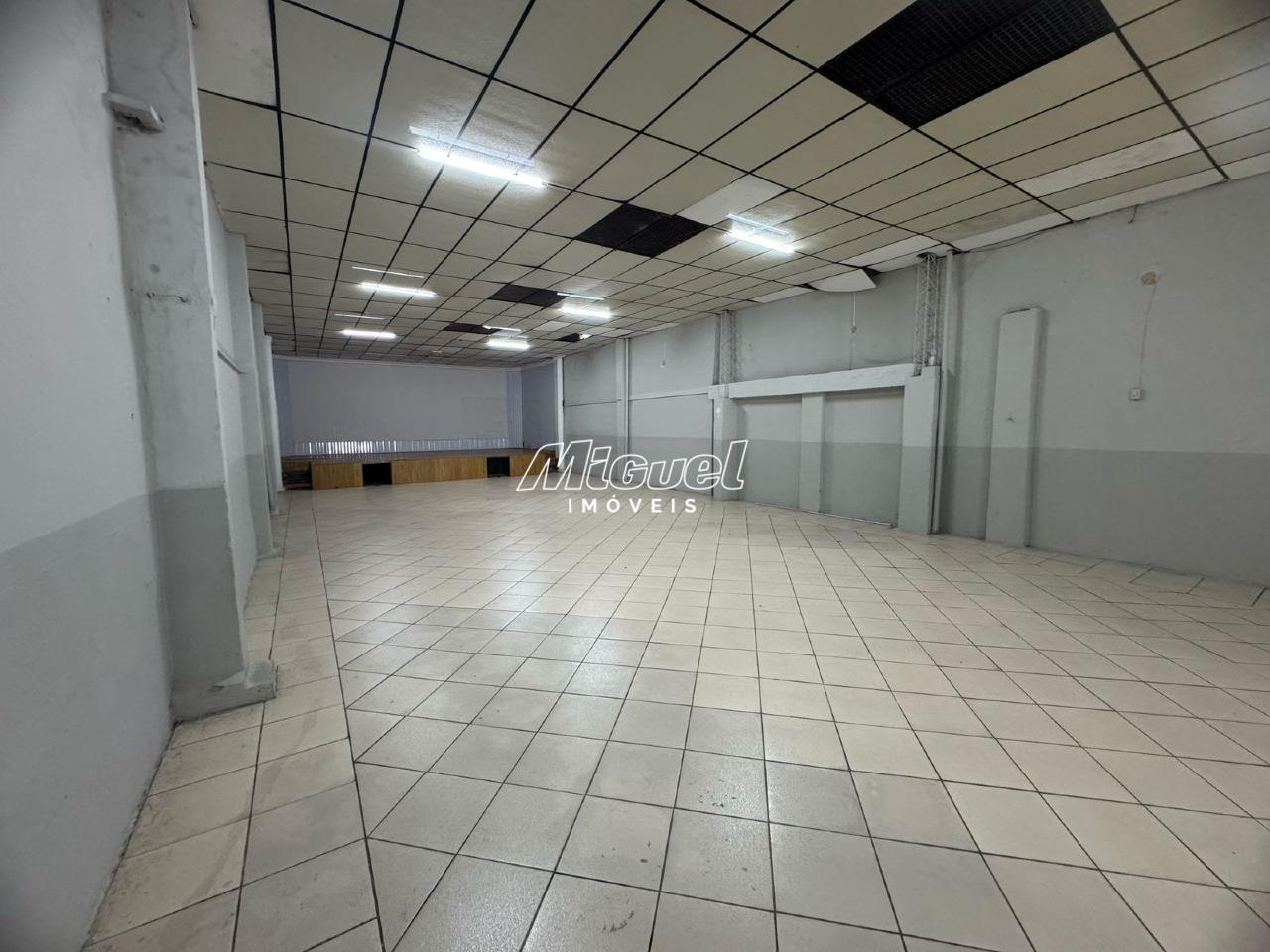 Salão Comercial, para aluguel, Paulicéia - - Piracicaba/SP: 