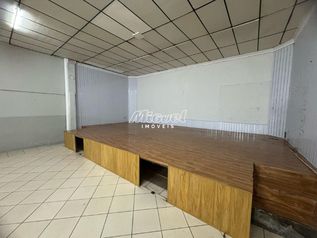 Salão Comercial, para aluguel, Paulicéia - - Piracicaba/SP: 