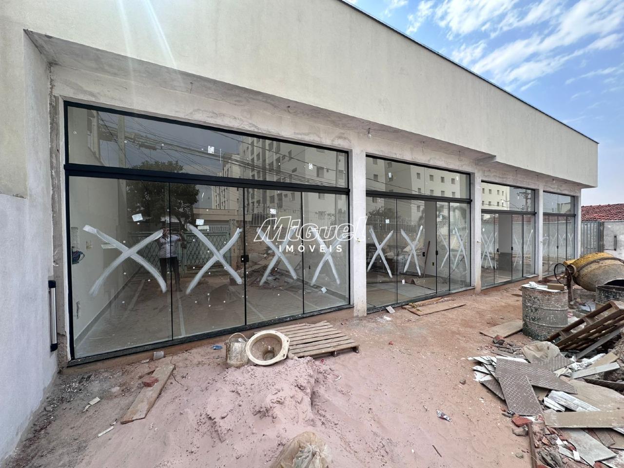 Salão Comercial, para aluguel, Nova América - - Piracicaba/SP: 