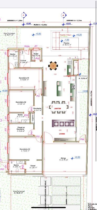 Casa em Condomínio, à venda, Santa Rosa - 3 quartos Residencial Villa D’Aquila - Piracicaba/SP: IMAGEM MERAMENTE ILUSTRATIVA