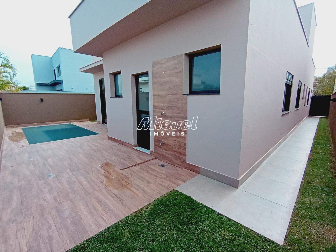 Casa em Condomínio, à venda, Santa Rosa Ipês - 3 quartos Residencial Villa D’Aquila - Piracicaba/SP: