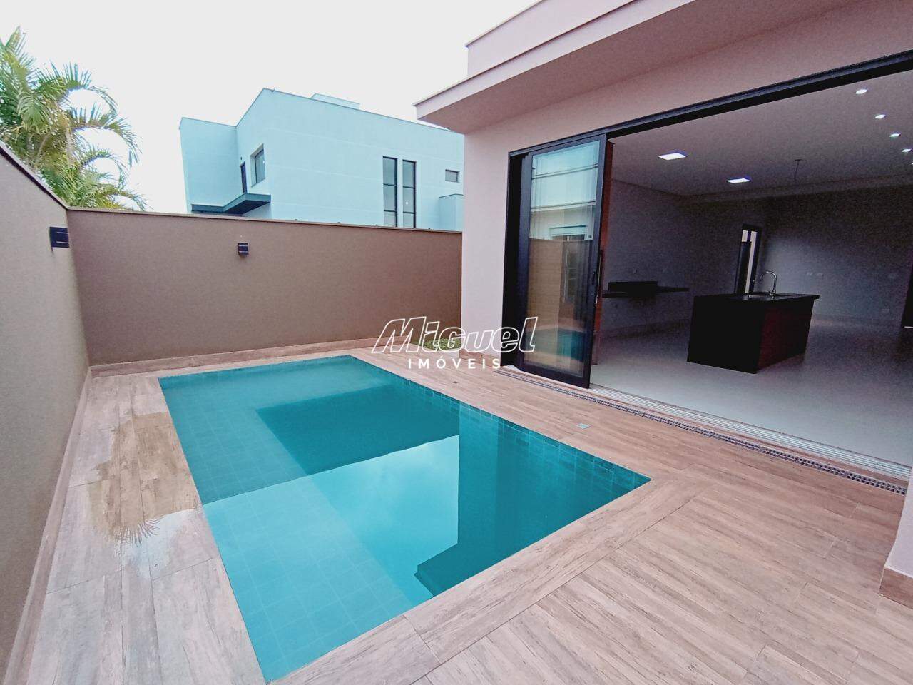 Casa em Condomínio, à venda, Santa Rosa Ipês - 3 quartos Residencial Villa D’Aquila - Piracicaba/SP: