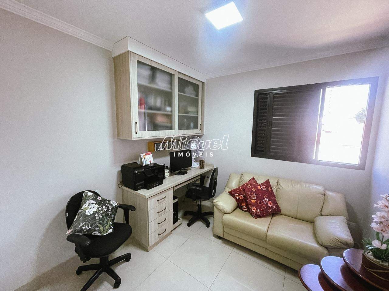 Apartamento, à venda, 3 quartos, Condomínio Edifício Ouro Preto, Cidade Alta - Piracicaba: 