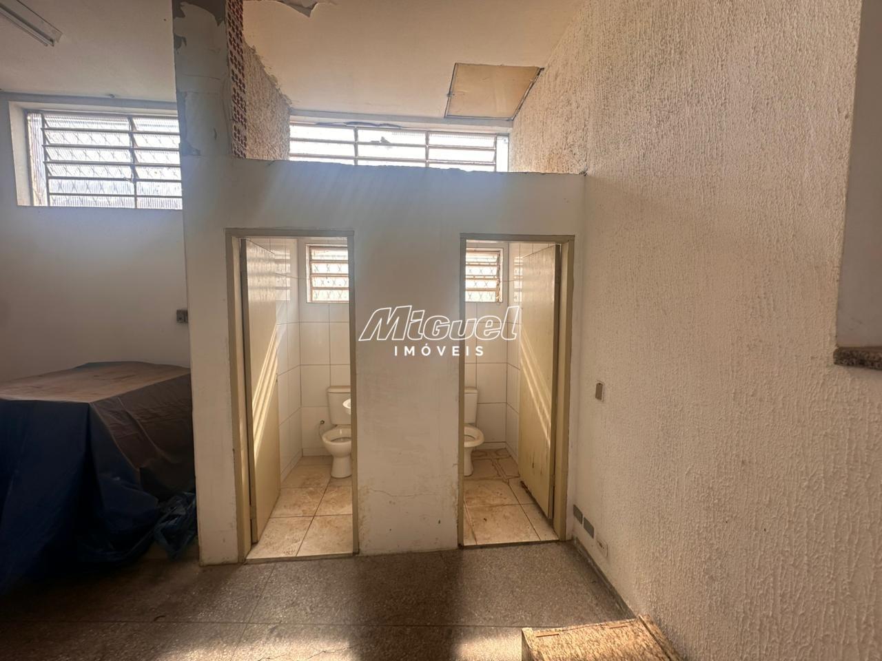 Salão Comercial, para aluguel, Vila Industrial - - Piracicaba/SP: 