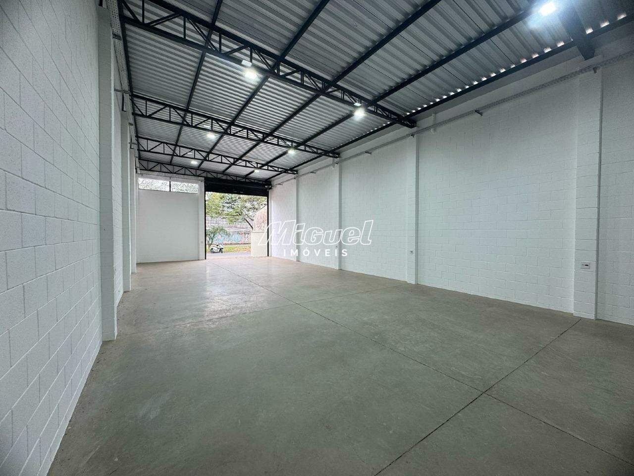 Salão Comercial, para aluguel, Cecap - - Piracicaba/SP: 