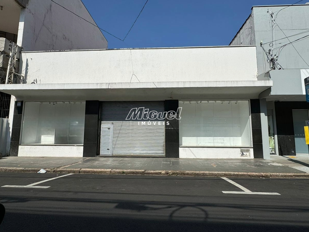 Salão Comercial, para aluguel, Centro - - Piracicaba/SP: 