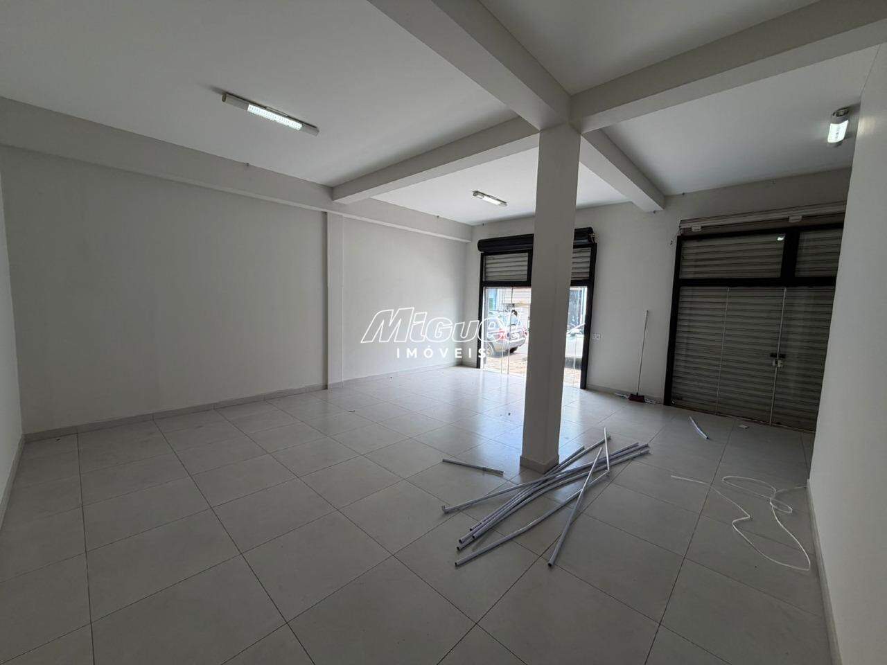 Salão Comercial, para aluguel, Cidade Alta - - Piracicaba/SP: