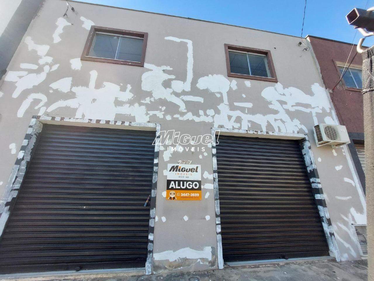 Salão Comercial, para aluguel, Cidade Alta - - Piracicaba/SP: 