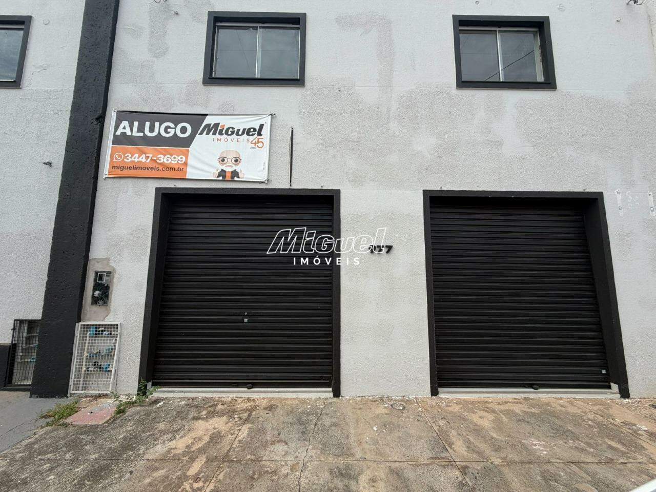 Salão Comercial, para aluguel, Cidade Alta - - Piracicaba/SP: 