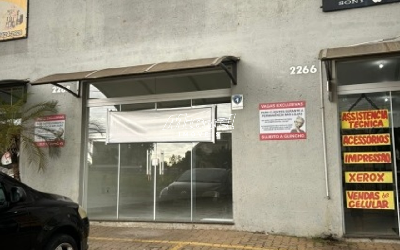Salão Comercial, para aluguel, Piracicamirim - - Piracicaba/SP: 
