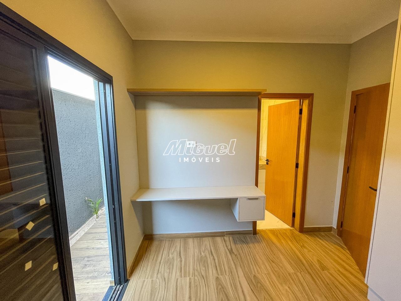 Casa em Condomínio, à venda, Campestre - 3 quartos Residencial Novo Campestre - Piracicaba/SP: 