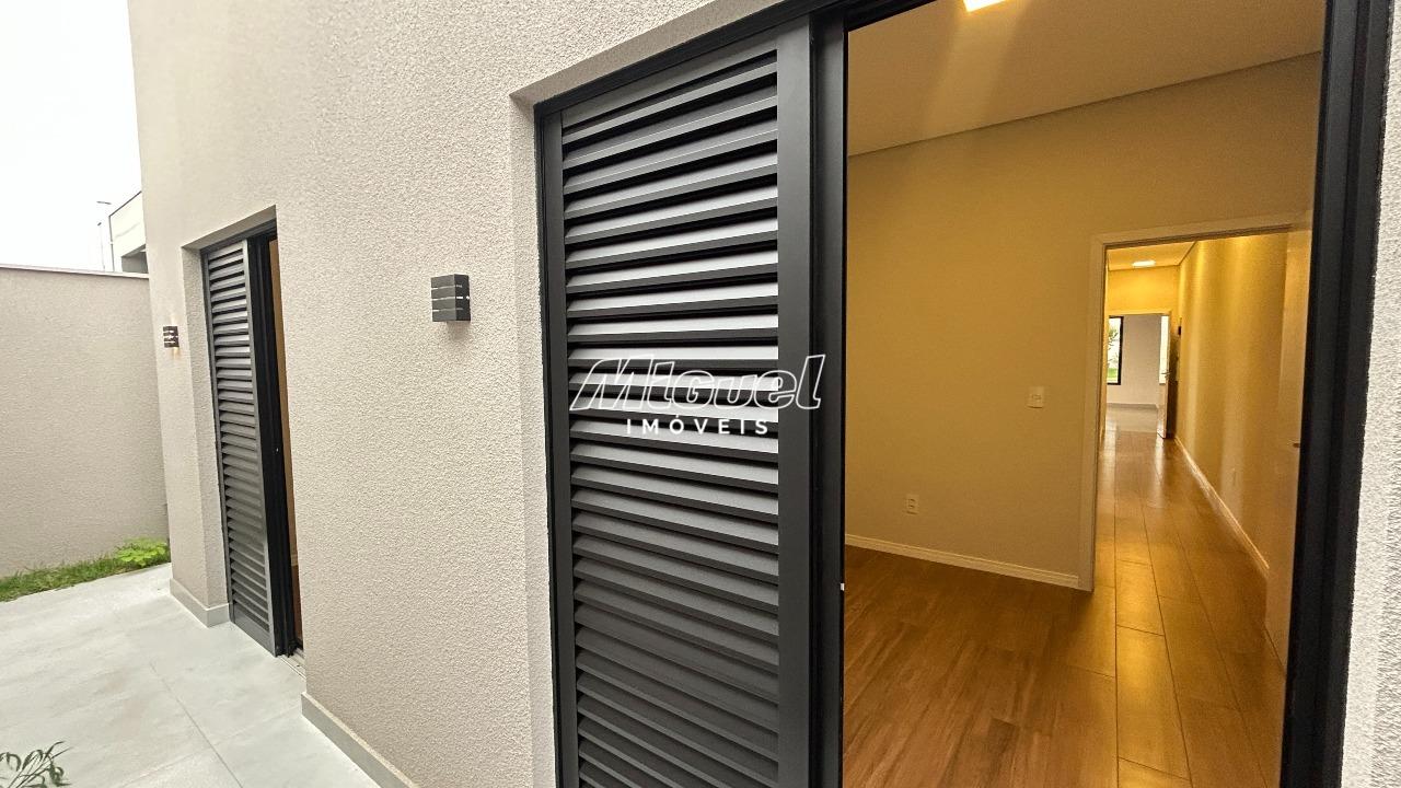 Casa em Condomínio, à venda, Água Branca - 3 quartos Residencial Tomazella - Piracicaba/SP: 