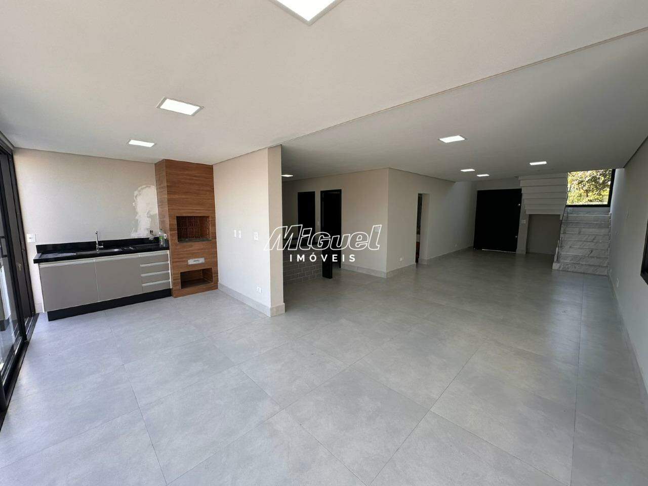Casa em Condomínio, Área Total 302,38m² para aluguel, Santa Rosa Ipês - Piracicaba 3 quartos Residencial Villa D’Aquila :