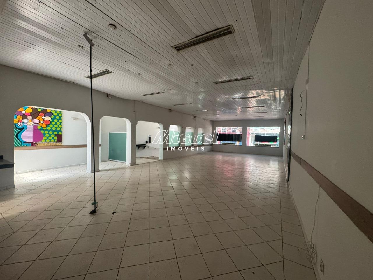Salão Comercial, para aluguel, Centro - - Piracicaba/SP: 