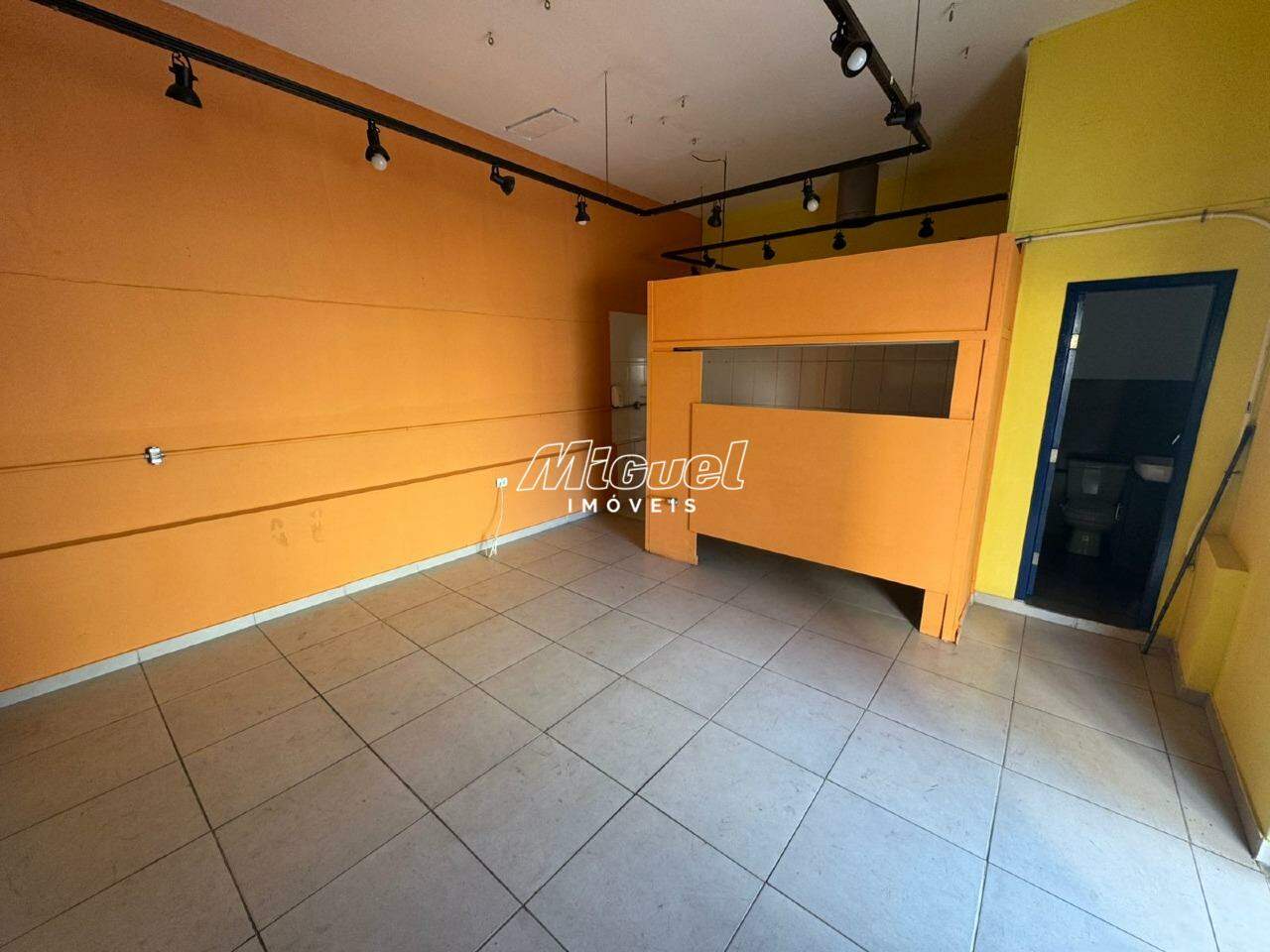 Salão Comercial, para aluguel, Cidade Alta - - Piracicaba/SP: 