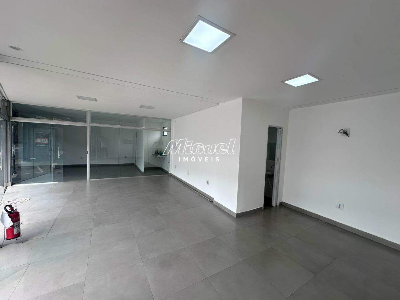 Salão Comercial, para aluguel, Centro - - Piracicaba/SP: 