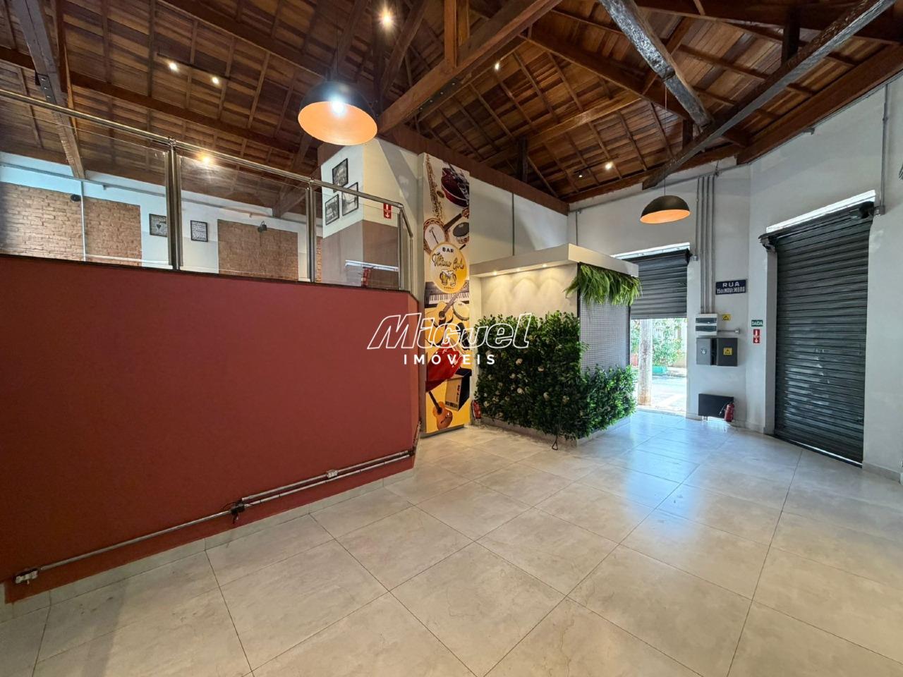 Salão Comercial, para aluguel, Centro - - Piracicaba/SP: 