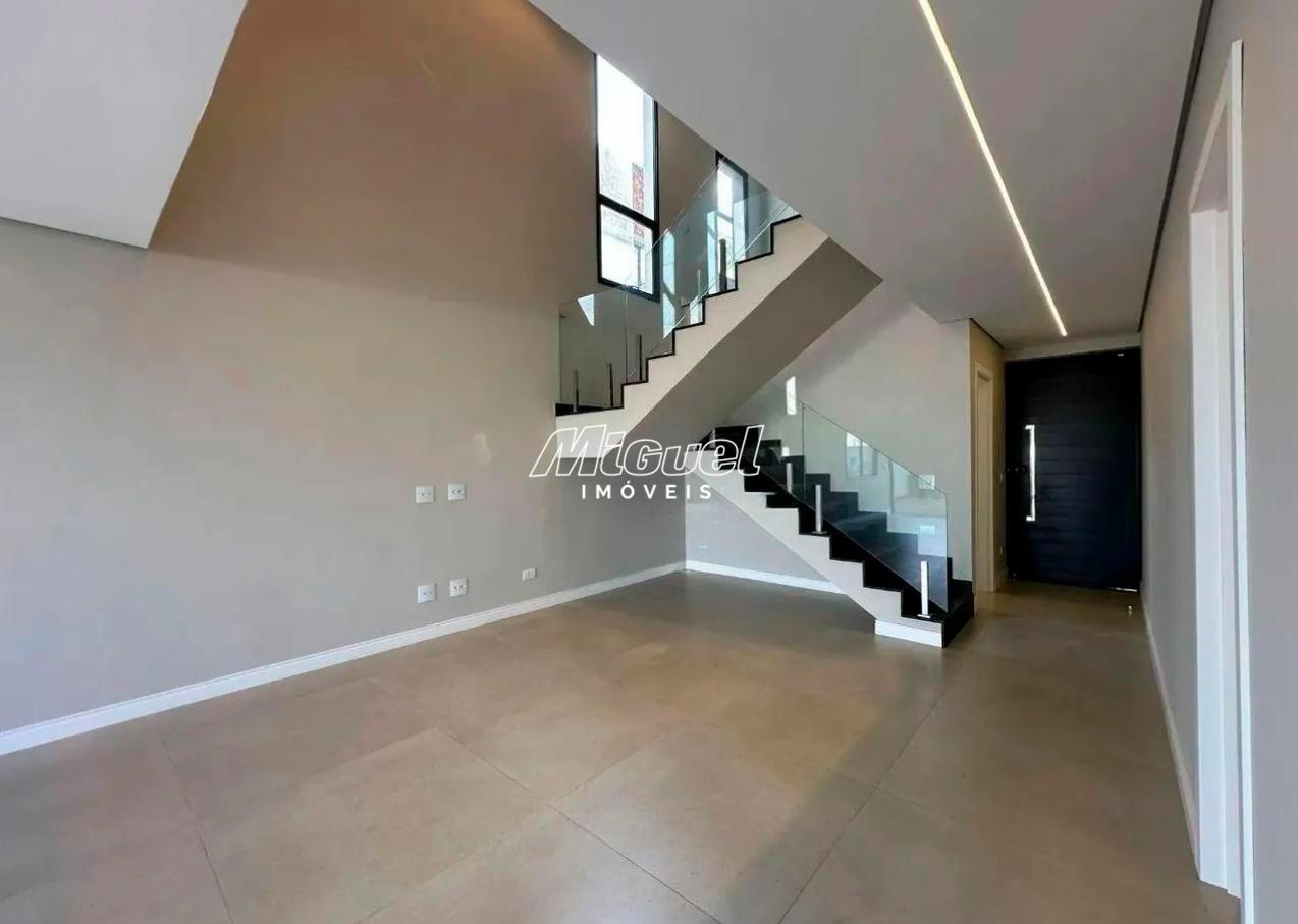 Casa em Condomínio, à venda, Santa Rosa - 3 quartos Residencial Villa D’Aquila - Piracicaba/SP: 