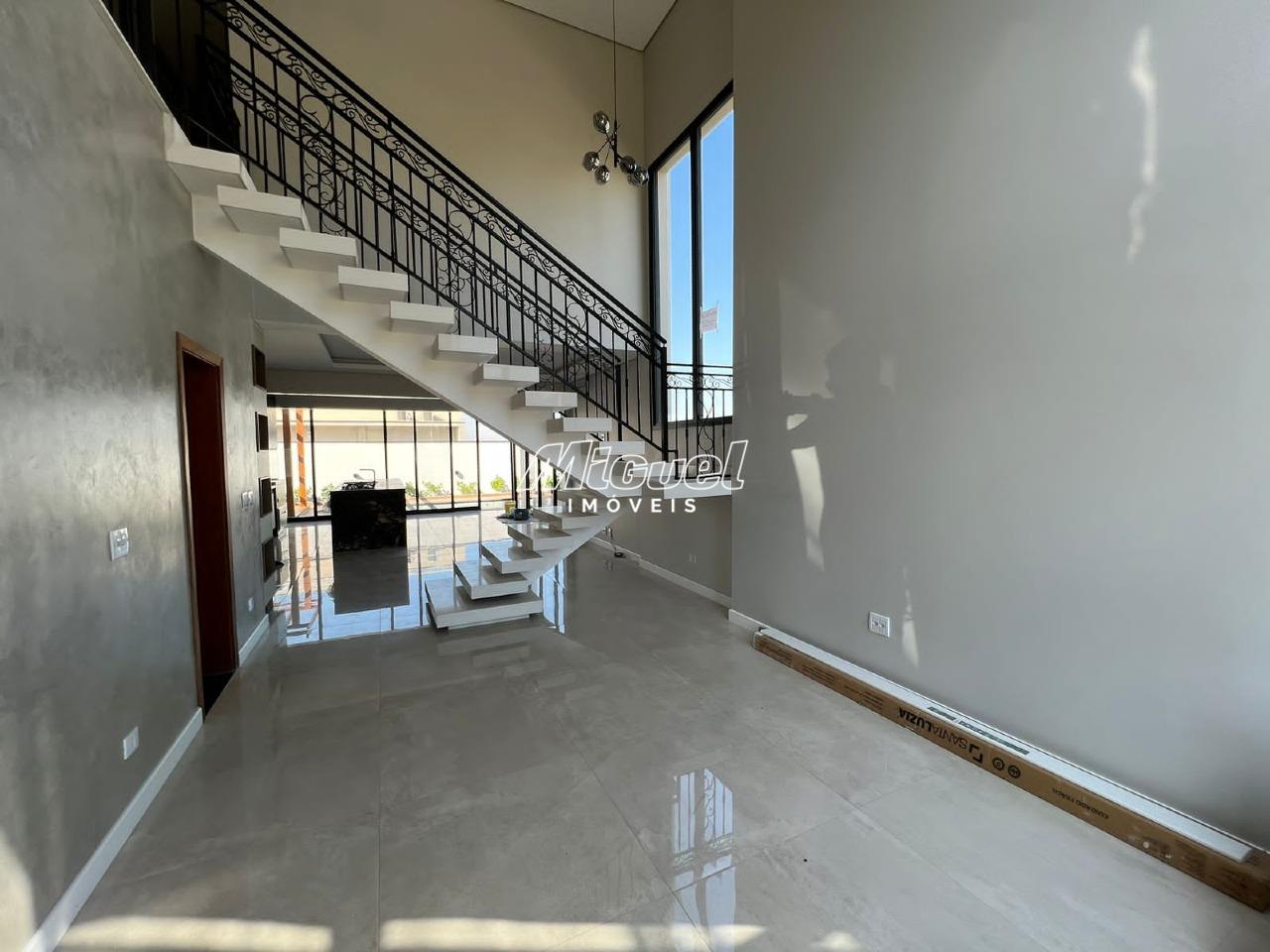 Casa em Condomínio, à venda, Santa Rosa - Piracicaba 3 quartos Residencial Villa D’Aquila: 