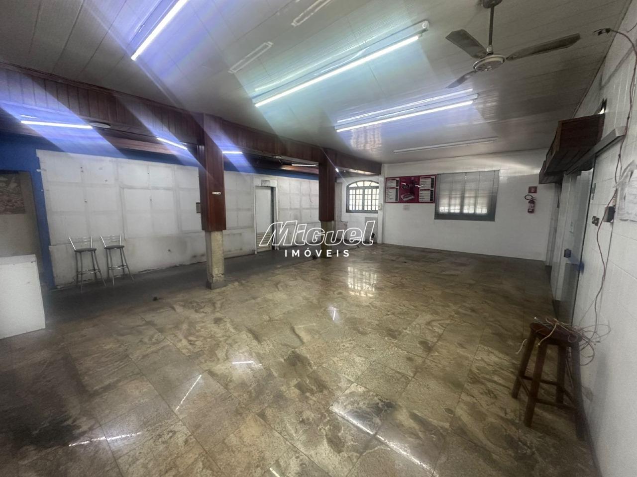 Salão Comercial, para aluguel, Cidade Alta - - Piracicaba/SP: 