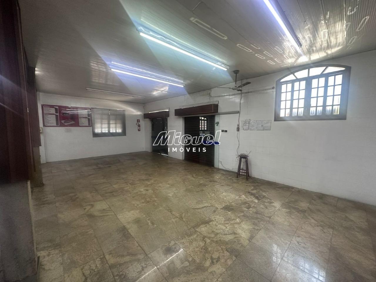 Salão Comercial, para aluguel, Cidade Alta - - Piracicaba/SP: 