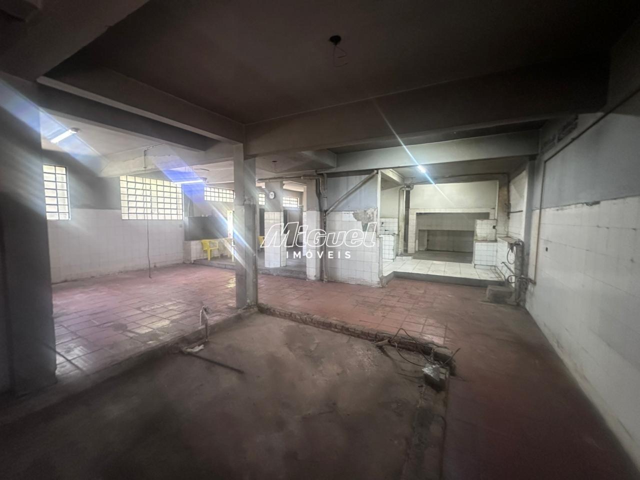 Salão Comercial, para aluguel, Cidade Alta - - Piracicaba/SP: 