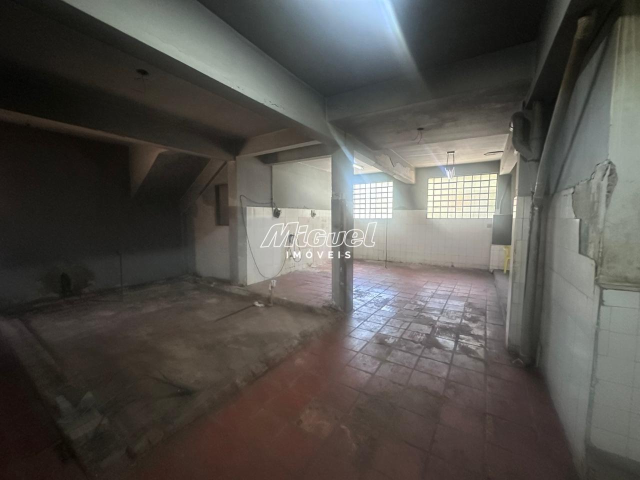 Salão Comercial, para aluguel, Cidade Alta - - Piracicaba/SP: 