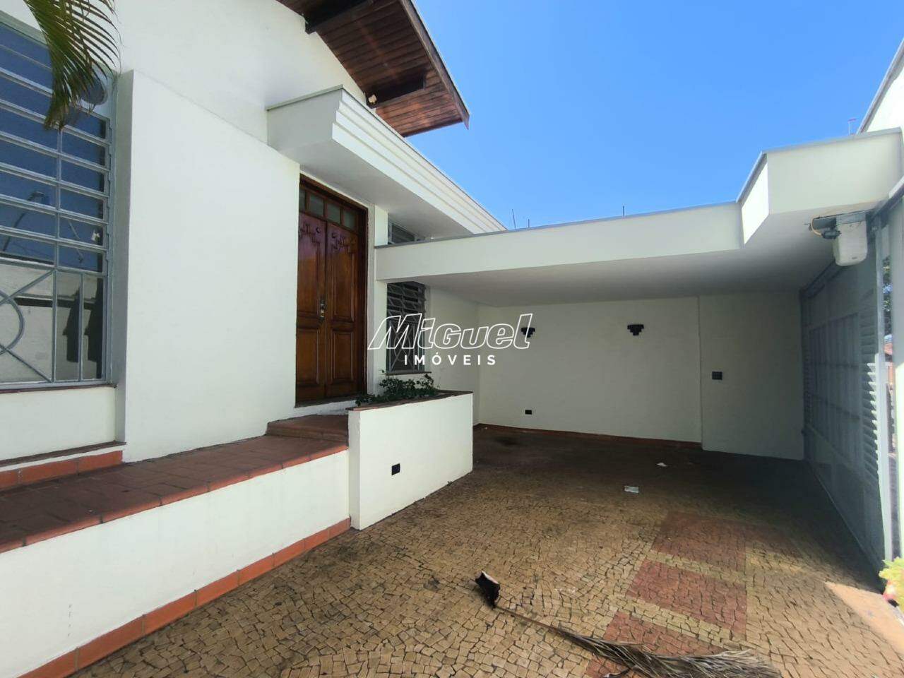 Casa, para aluguel, Vila Independência - 4 quartos - Piracicaba/SP: 
