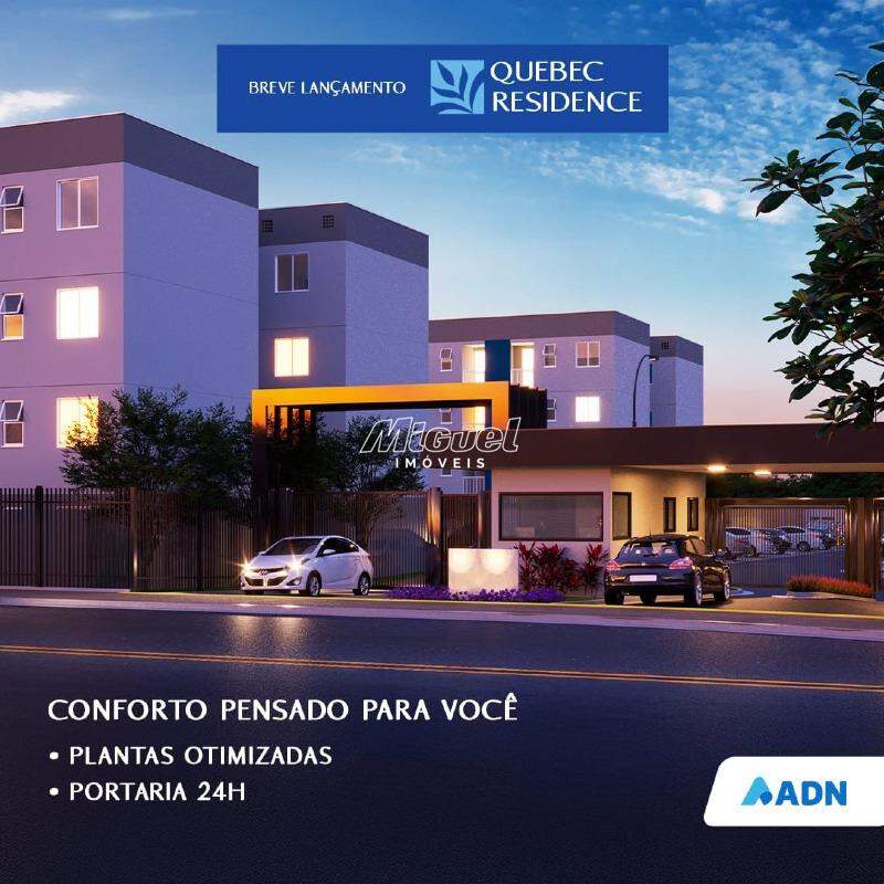 Apartamento, à venda, Vila Sonia - Piracicaba 2 até 2 quartos Quebec Residence: 